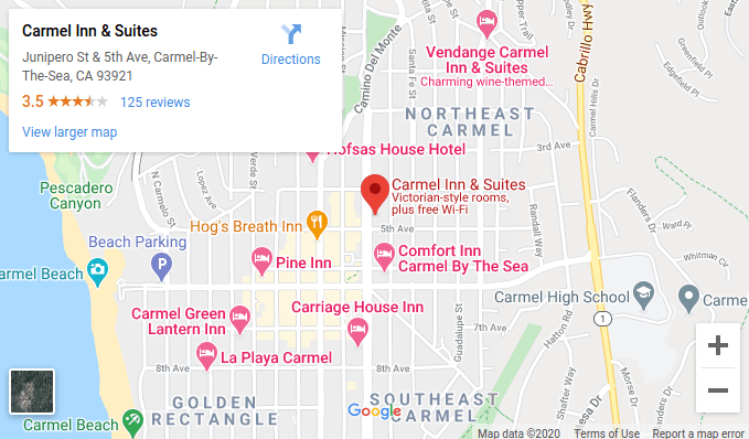 google maps preview of property location